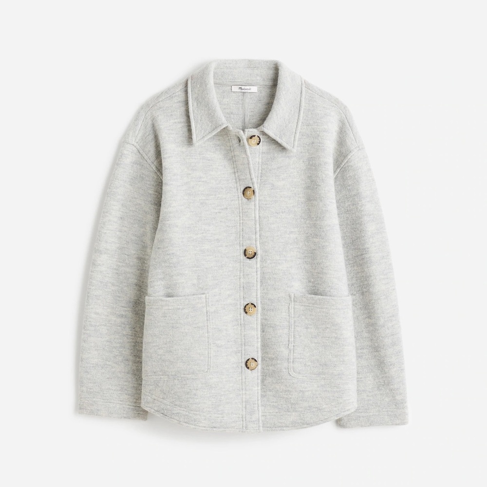 Madewell  Boiled Wool Sweater Shirt Jacket